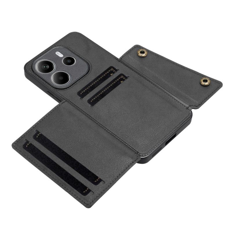 Futerały Xiaomi Redmi Note 14 5g Etui Na Telefon Uchwyt Na Karty I Stojak