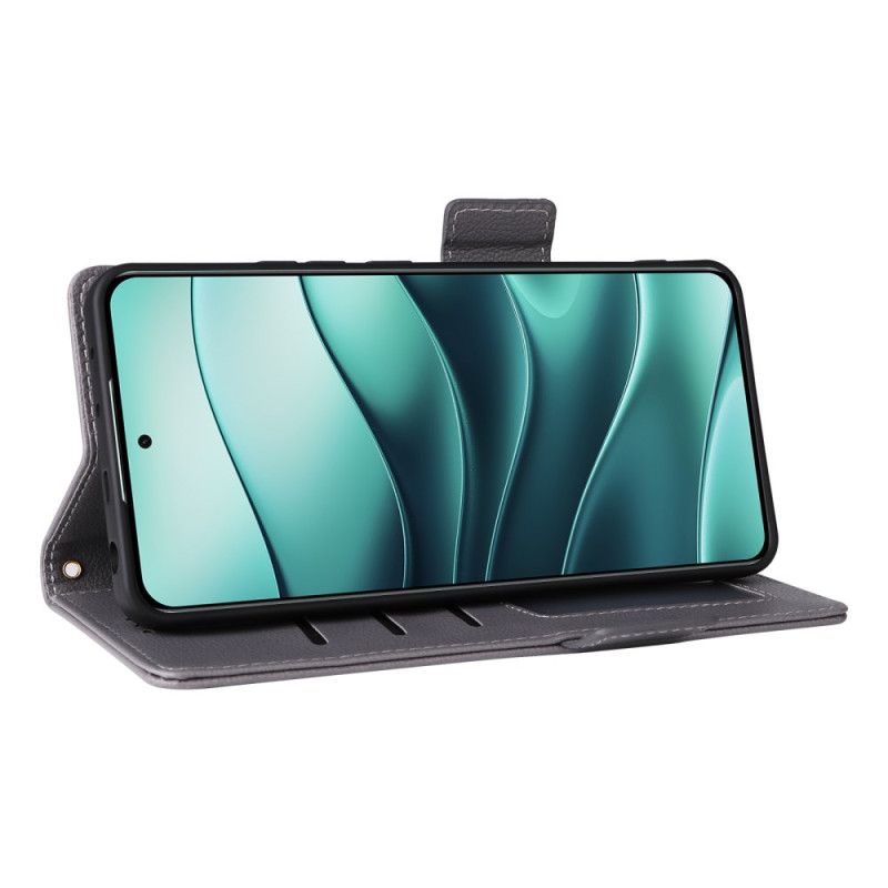 Obudowa Xiaomi Redmi Note 14 5g Etui Na Telefon Tekstura Liczi Z Paskiem