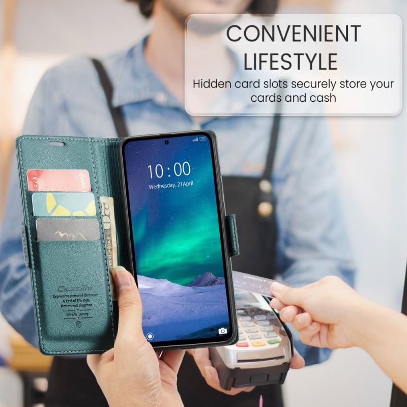 Skórzany Futerał Xiaomi Redmi Note 14 5g Etui Na Telefon Caseme