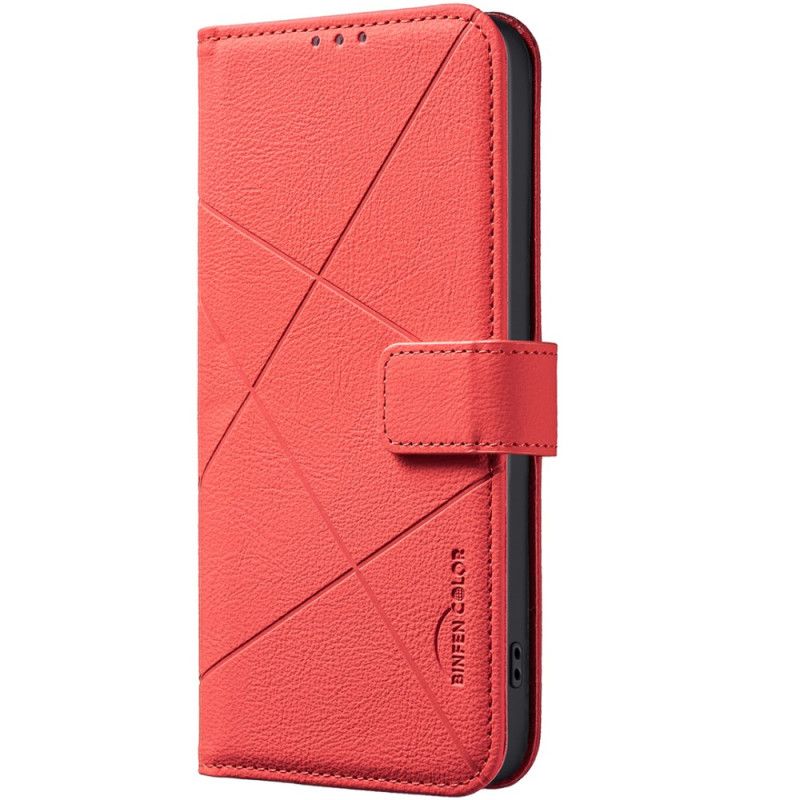Skórzany Futerał Xiaomi Redmi Note 14 5g Etui Na Telefon Linie Binfen Color
