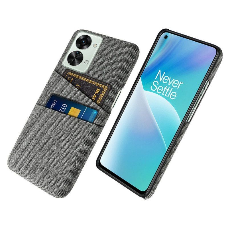 Etui do OnePlus Nord 2T 5G Tkanina O Bardzo Delikatnej Teksturze