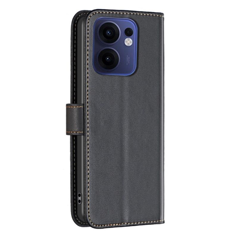 Etui Folio Do Oppo Reno 13f 4g / 5g / 13 Fs 5g Sztuczna Skóra Binfen Kolor