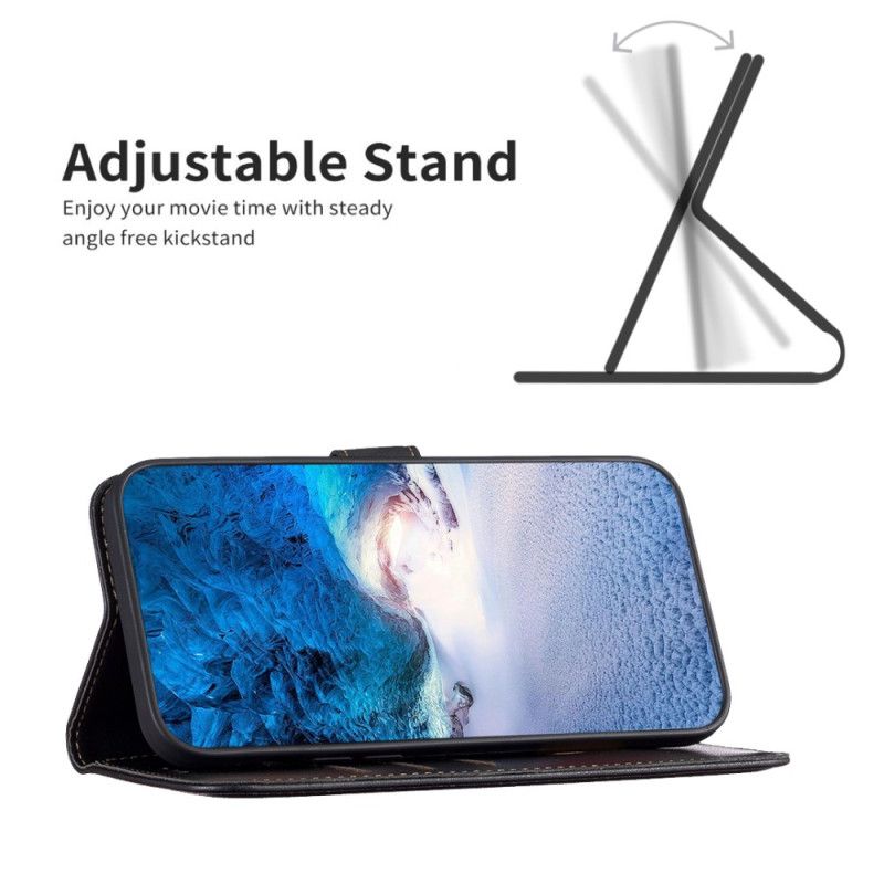 Etui Folio Do Oppo Reno 13f 4g / 5g / 13 Fs 5g Sztuczna Skóra Binfen Kolor