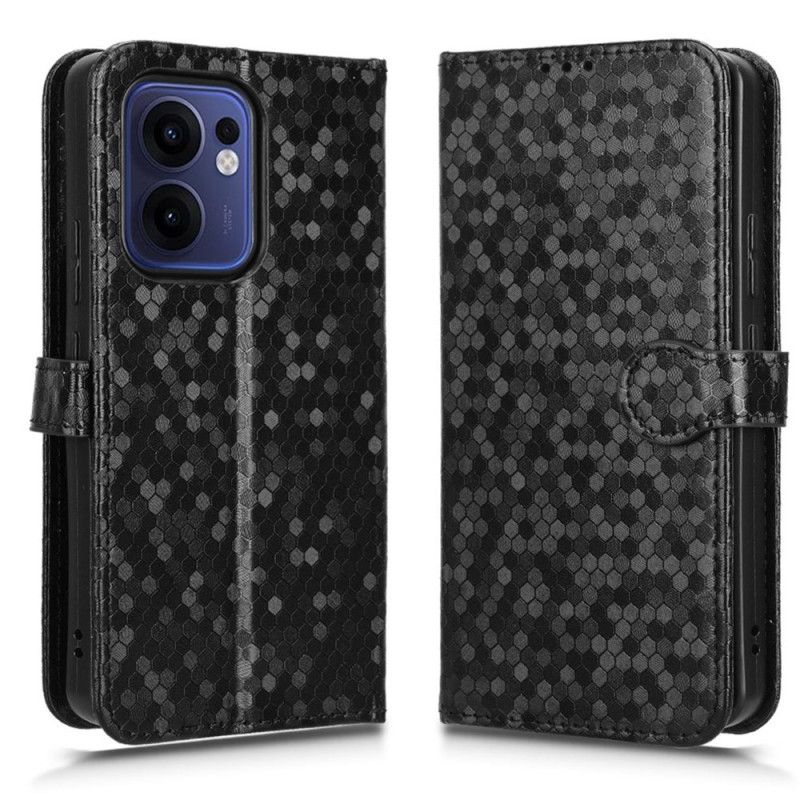 Etui Folio Oppo Reno 13f 4g / 5g / 13 Fs 5g Błyszczący Etui Ochronne