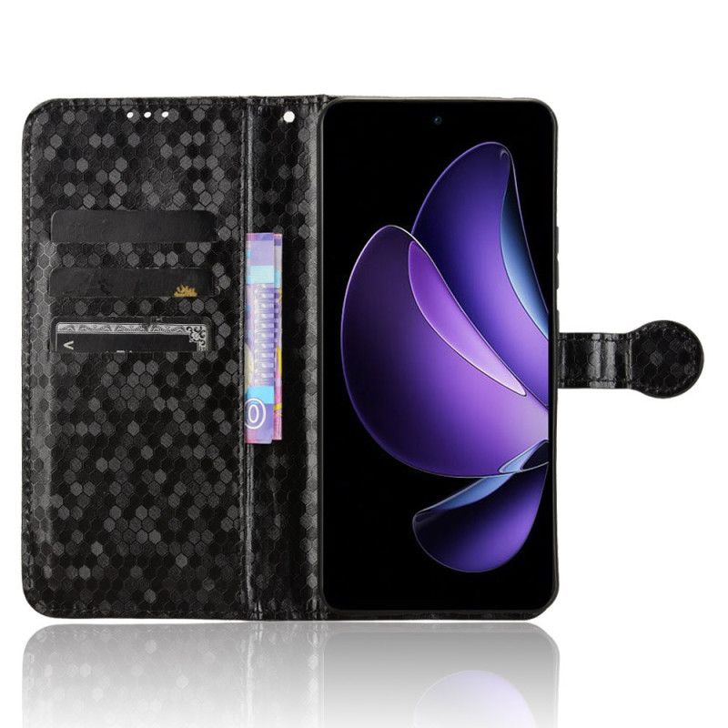 Etui Folio Oppo Reno 13f 4g / 5g / 13 Fs 5g Błyszczący Etui Ochronne