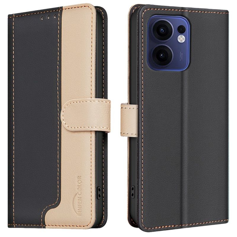 Etui Folio Oppo Reno 13f 4g / 5g / 13 Fs 5g Dwukolorowy Binfen Kolor Etui Ochronne