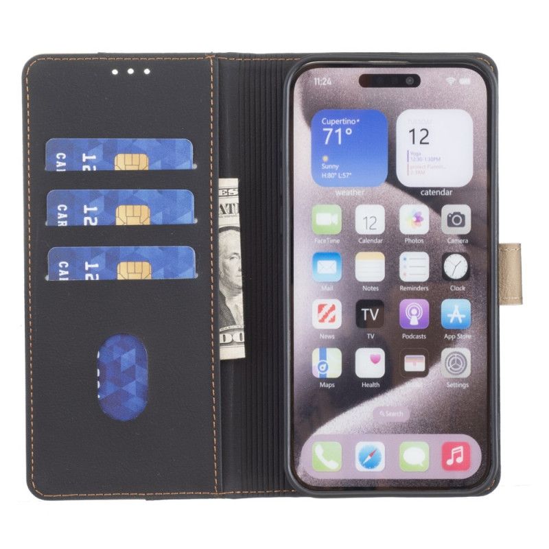 Etui Folio Oppo Reno 13f 4g / 5g / 13 Fs 5g Dwukolorowy Binfen Kolor Etui Ochronne