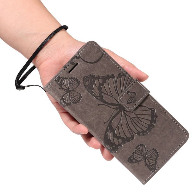 Etui Folio Oppo Reno 13f 4g / 5g / 13 Fs 5g Gigantyczne Motyle Etui Ochronne