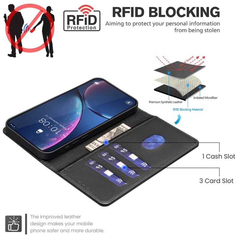 Etui Folio Oppo Reno 13f 4g / 5g / 13 Fs 5g Kolor Binfen