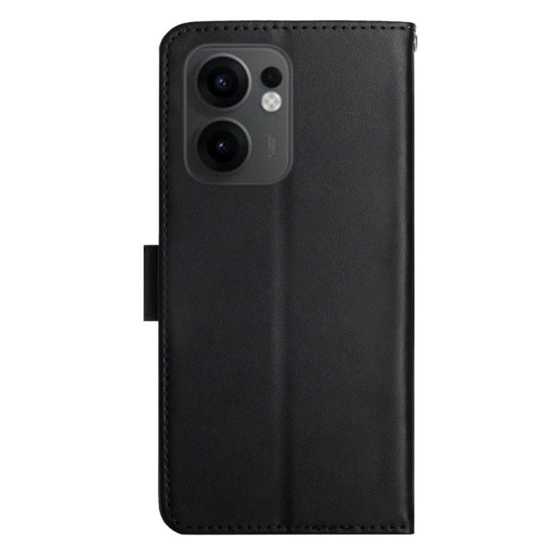 Etui Folio Oppo Reno 13f 4g / 5g / 13 Fs 5g Skóra Nappa
