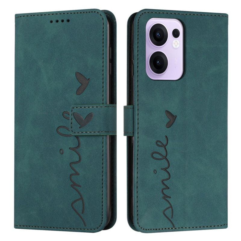 Etui Folio Oppo Reno 13f 4g / 5g / 13 Fs 5g Uśmiech