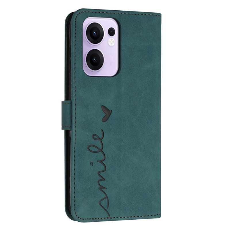 Etui Folio Oppo Reno 13f 4g / 5g / 13 Fs 5g Uśmiech