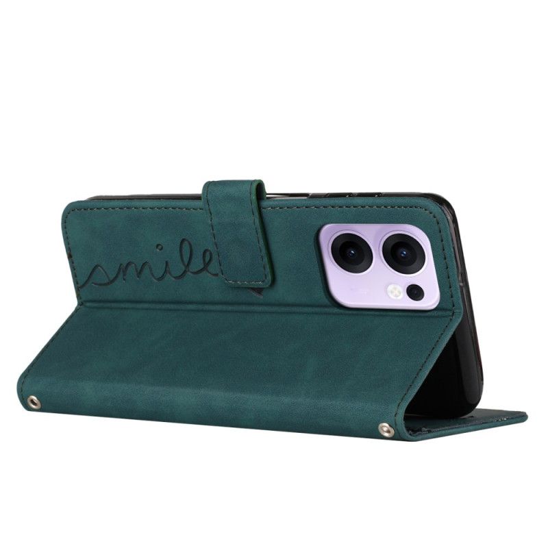 Etui Folio Oppo Reno 13f 4g / 5g / 13 Fs 5g Uśmiech