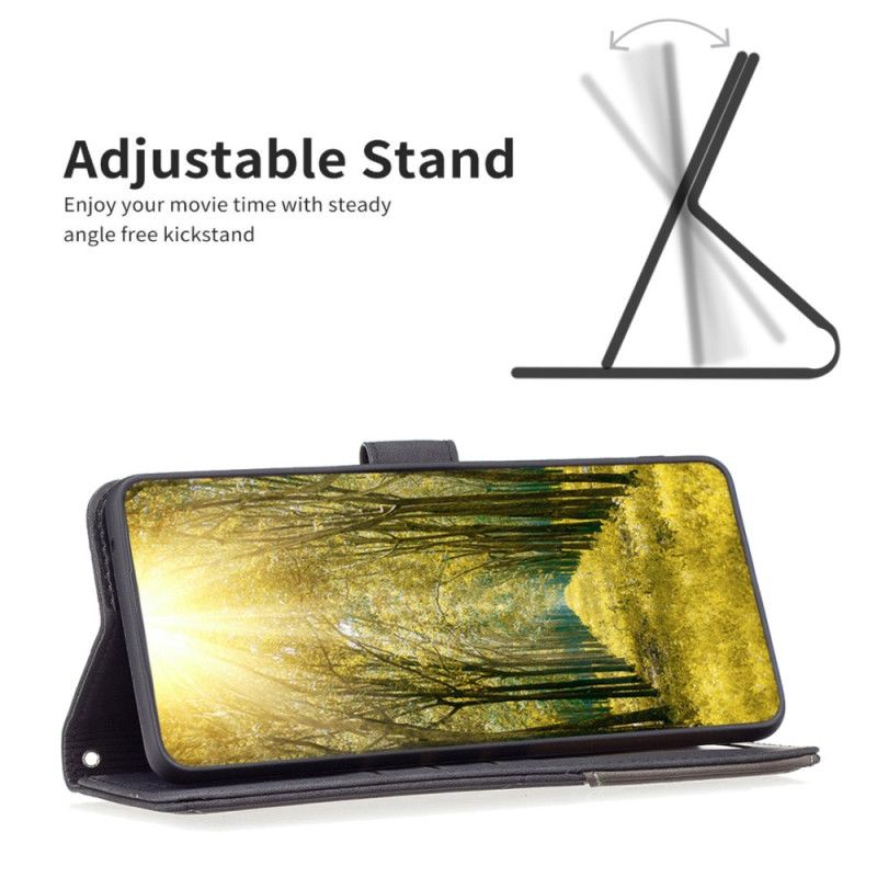 Etui Folio Oppo Reno 13f 4g / 5g / 13 Fs 5g Wzór Geometryczny Binfen Color Etui Ochronne