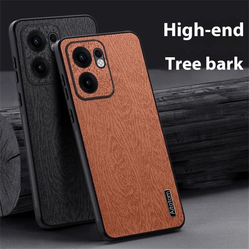 Etui Oppo Reno 13f 4g / 5g / 13 Fs 5g Efekt Drewna