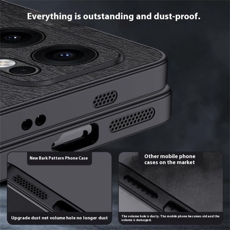 Etui Oppo Reno 13f 4g / 5g / 13 Fs 5g Efekt Drewna
