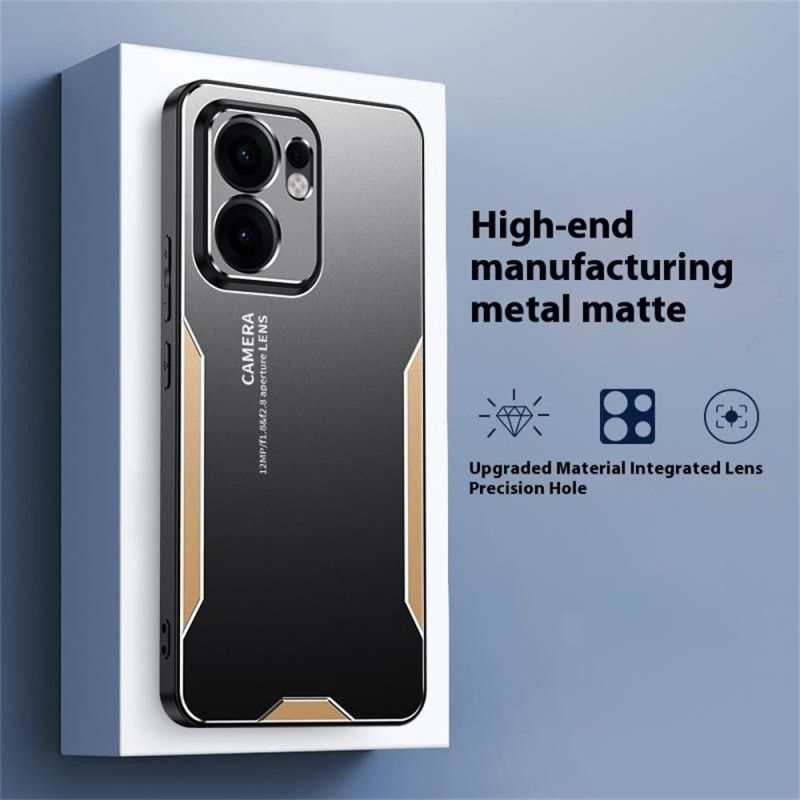Etui Oppo Reno 13f 4g / 5g / 13 Fs 5g Efekt Metalu