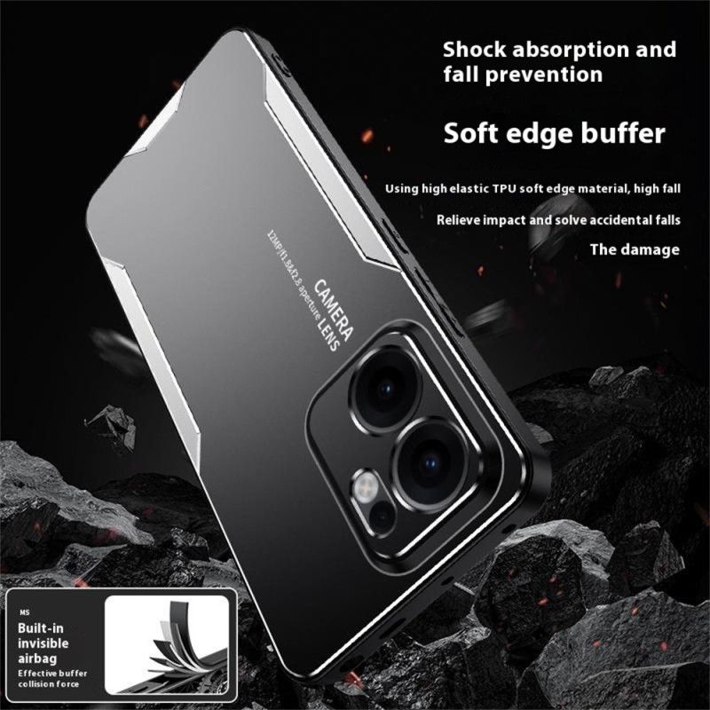 Etui Oppo Reno 13f 4g / 5g / 13 Fs 5g Efekt Metalu