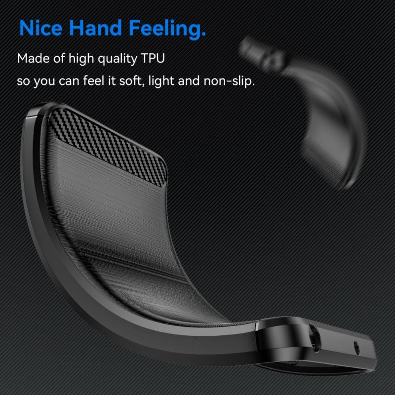 Etui Oppo Reno 13f 4g / 5g / 13 Fs 5g Szczotkowane Włókno Węglowe Etui Ochronne