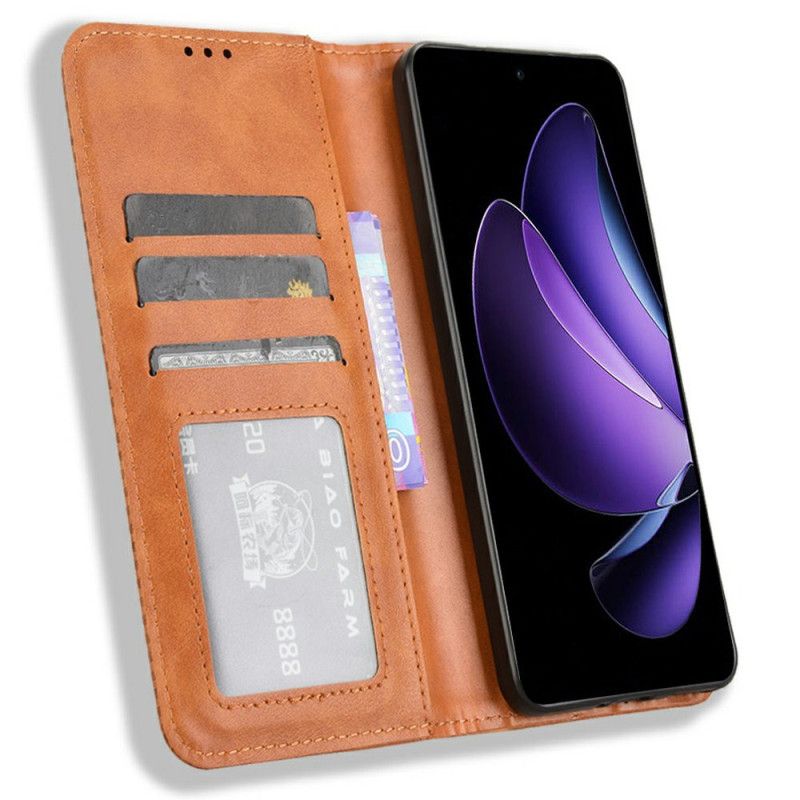 Flip Kotelot Do Oppo Reno 13f 4g / 5g / 13 Fs 5g Fryz W Stylu Vintage