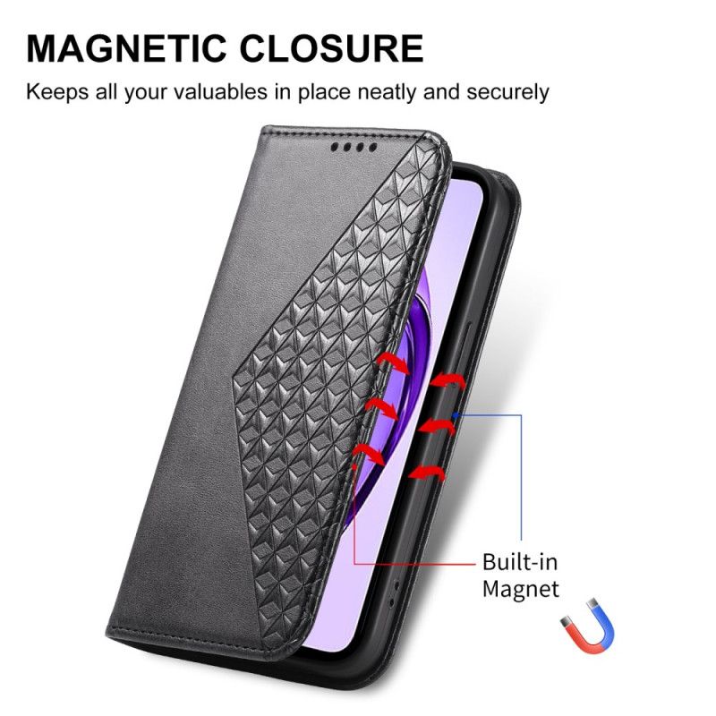 Flip Kotelot Oppo Reno 13f 4g / 5g / 13 Fs 5g Diamenty I Pasek Etui Ochronne
