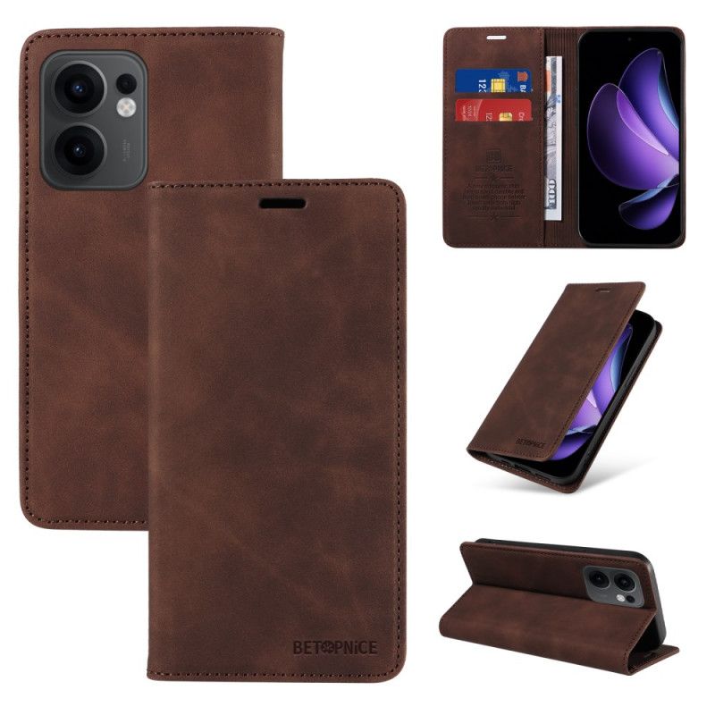 Flip Kotelot Oppo Reno 13f 4g / 5g / 13 Fs 5g Technologia Anty-rfid Betopnice Etui Ochronne