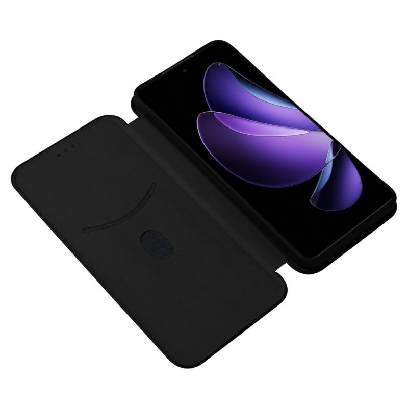Flip Kotelot Oppo Reno 13f 4g / 5g / 13 Fs 5g Włókno Węglowe