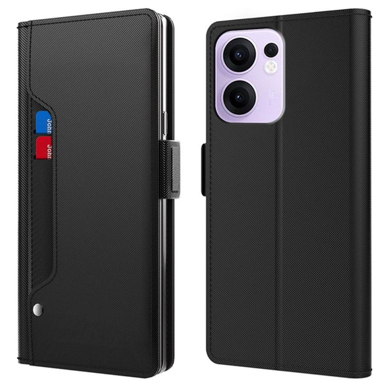 Futerały Oppo Reno 13f 4g / 5g / 13 Fs 5g Etui Na Telefon Lustrzane I Odpinane Etui Na Karty