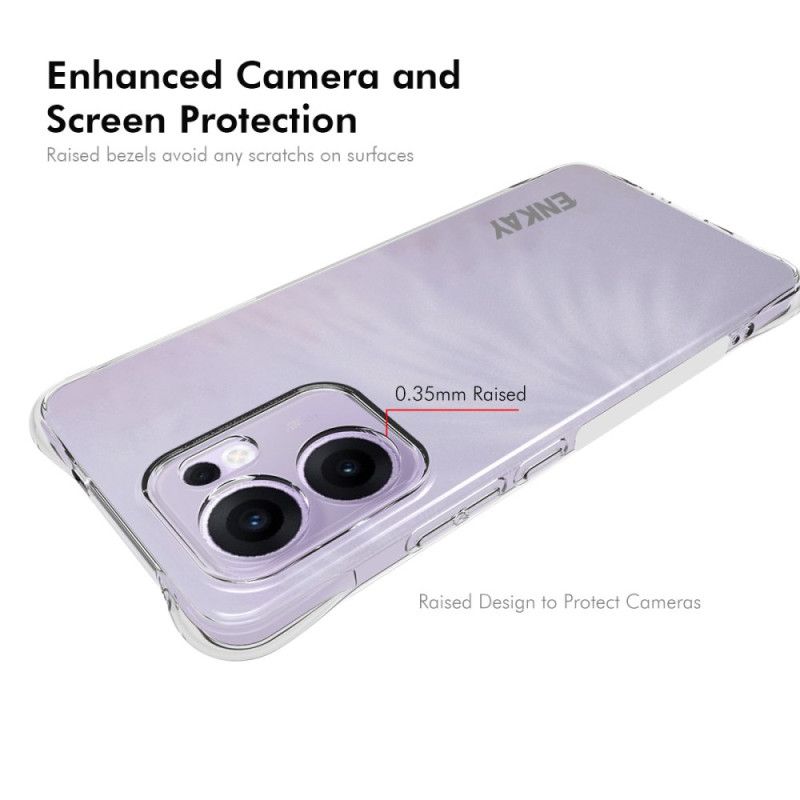 Futerały Oppo Reno 13f 4g / 5g / 13 Fs 5g Etui Na Telefon Przezroczysta Enkay