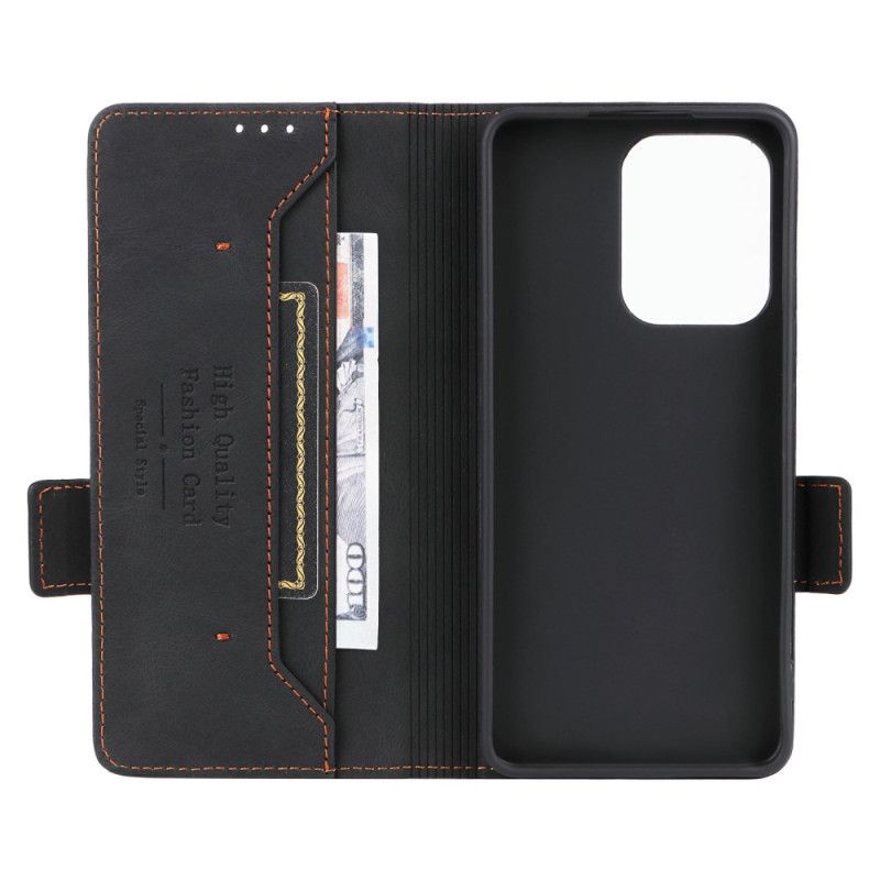 Skórzany Futerał Oppo Reno 13f 4g / 5g / 13 Fs 5g Etui Na Telefon Wzór Retro