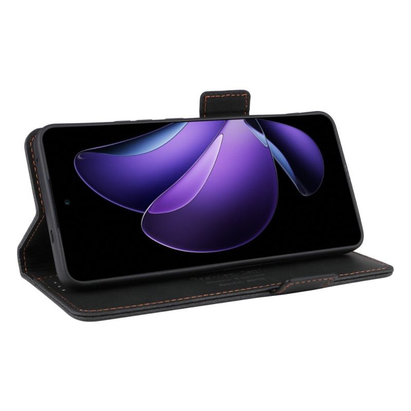 Skórzany Futerał Oppo Reno 13f 4g / 5g / 13 Fs 5g Etui Na Telefon Wzór Retro