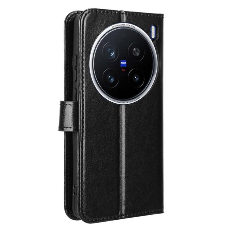 Etui Folio Do Vivo X200 Pro Jaskrawa Skóra Syntetyczna