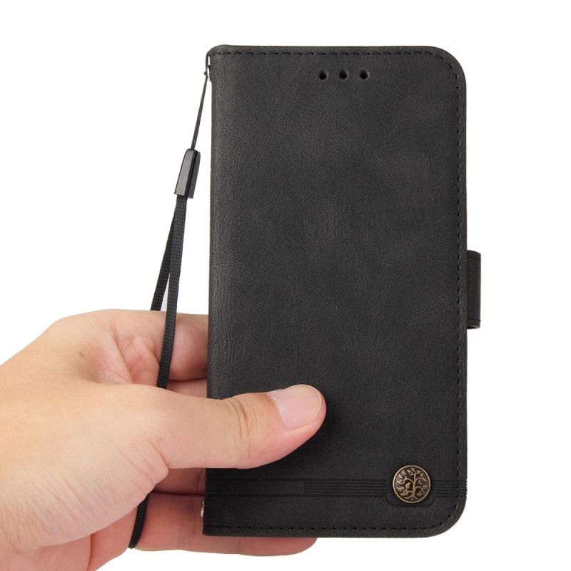 Etui Folio Vivo X200 Pro Nitowany Dekoracyjny Efekt Zamszu