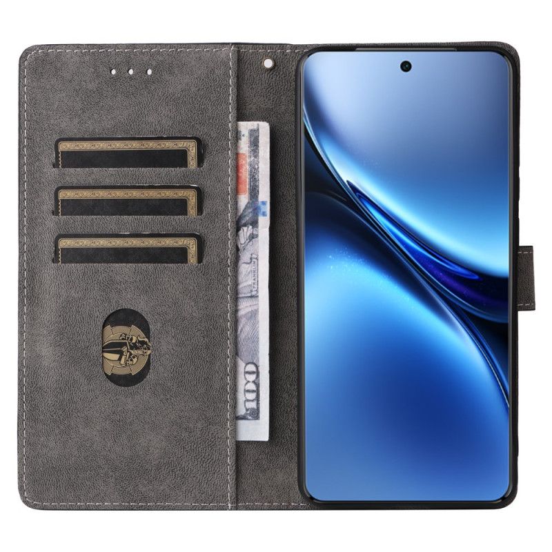 Etui Folio Vivo X200 Pro Pasek Z Efektem Zamszu
