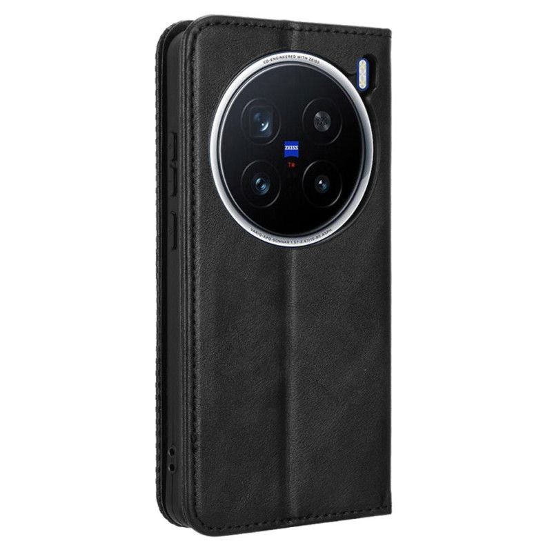 Flip Kotelot Do Vivo X200 Pro Obramowanie W Stylu Vintage