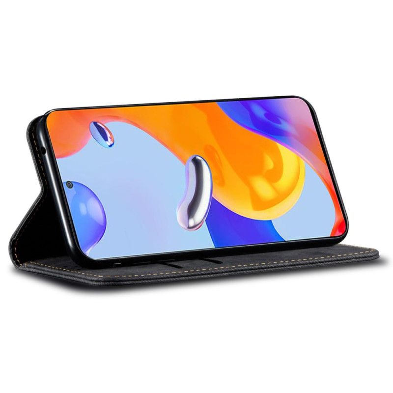 Flip Kotelot Do Vivo X200 Pro Tekstura Dżinsu