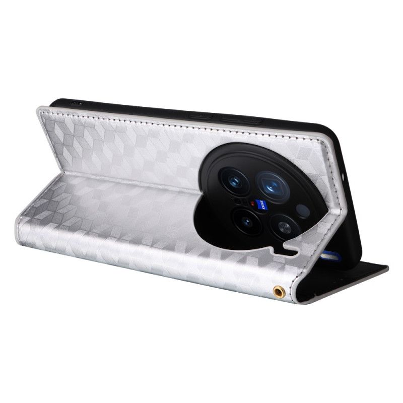 Flip Kotelot Do Vivo X200 Pro Wzór W Romby