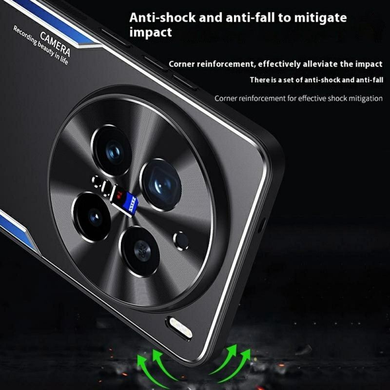 Futerały Vivo X200 Pro Etui Na Telefon Efekt Metalu