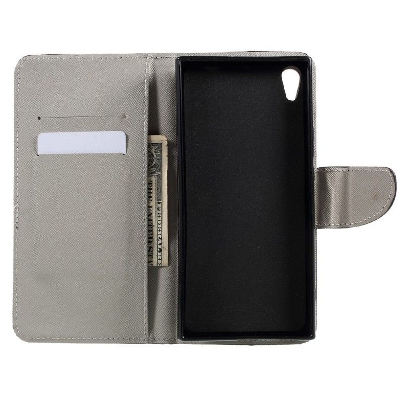 Etui Folio Sony Xperia XA1 Ultra Nie Dotykaj Mojego Telefonu Etui Ochronne