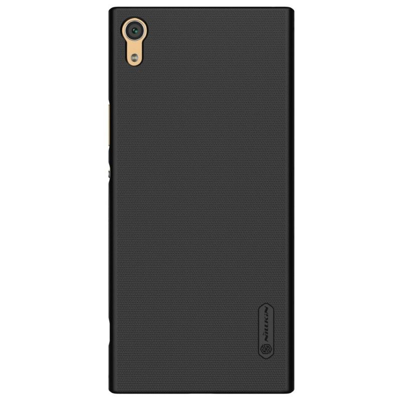 Etui Sony Xperia XA1 Ultra Czerwony Biały Sztywny Matowy Nillkin Etui Ochronne