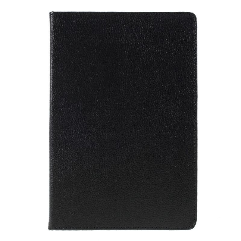 Obudowa Samsung Galaxy Tab S6 Lite Biały Czarny Obracana O 360 ° Imitacja Skóry Liczi