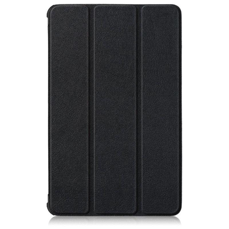 Smart Case Samsung Galaxy Tab S6 Lite Szary Czarny Wzmocnione Rogami Z Imitacji Skóry
