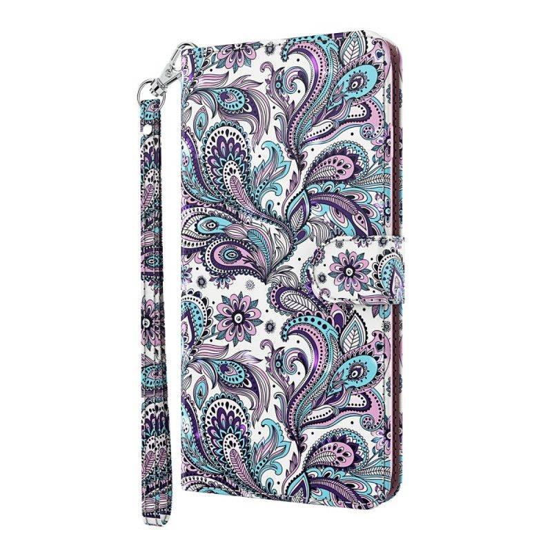 Etui Folio Samsung Galaxy S21 Ultra 5G Elegancka Koronka Etui Ochronne