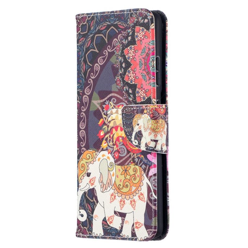 Etui Folio Samsung Galaxy S21 Ultra 5G Etniczna Mandala Słonia