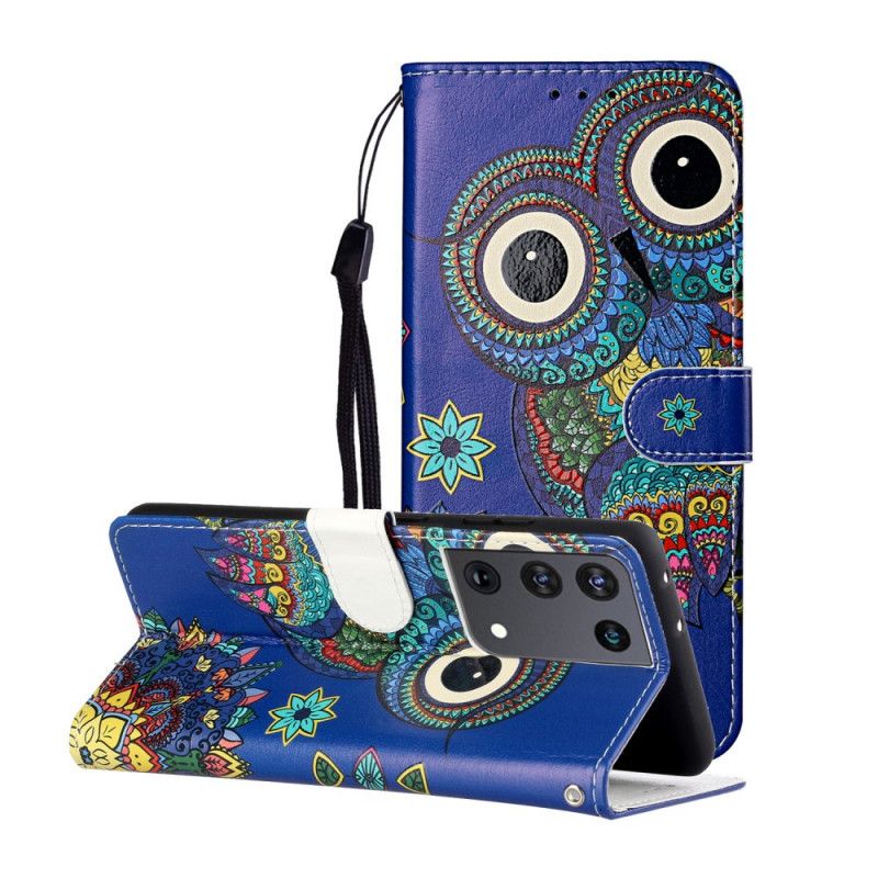 Etui Folio Samsung Galaxy S21 Ultra 5G Sowa W Mandali Etui Ochronne