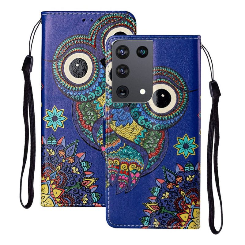 Etui Folio Samsung Galaxy S21 Ultra 5G Sowa W Mandali Etui Ochronne