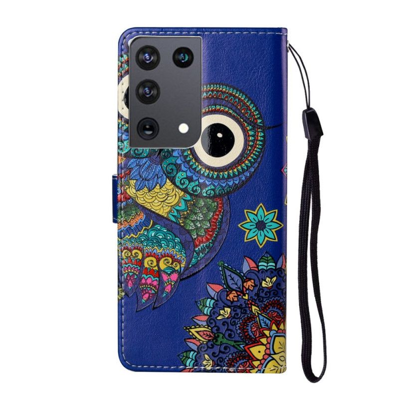 Etui Folio Samsung Galaxy S21 Ultra 5G Sowa W Mandali Etui Ochronne