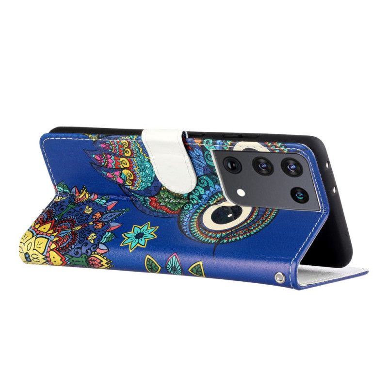 Etui Folio Samsung Galaxy S21 Ultra 5G Sowa W Mandali Etui Ochronne