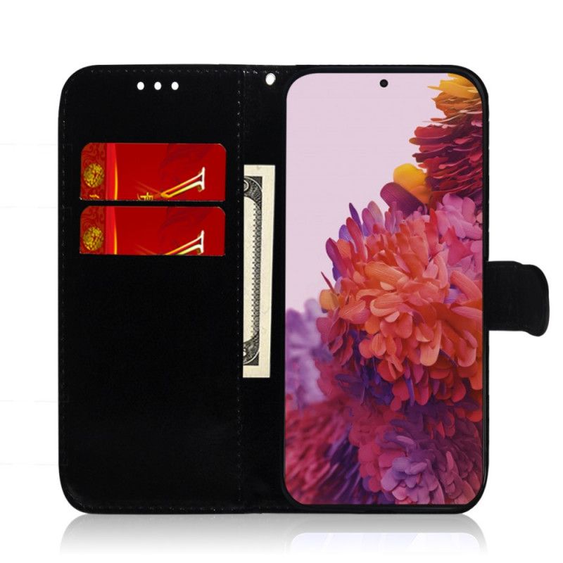Etui Folio Samsung Galaxy S21 Ultra 5G Szary Czarny Czysty Kolor Etui Ochronne