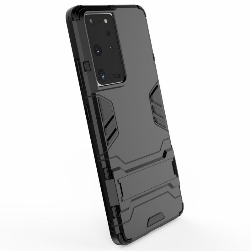 Etui Samsung Galaxy S21 Ultra 5G Czerwony Czarny Ultra Odporny